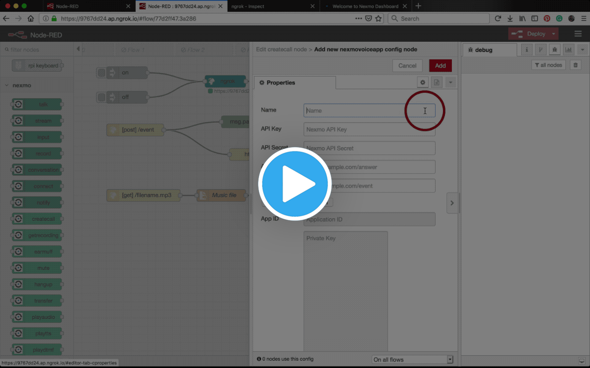 create voice app example