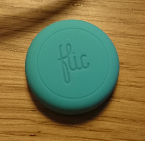 Photo of a cute blue flic button