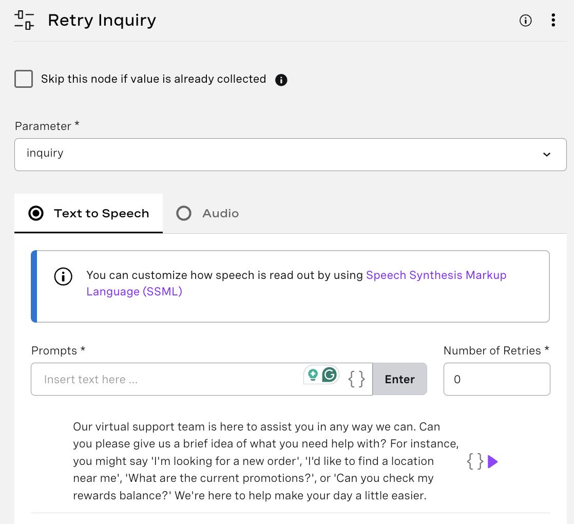 Use Nudging Language to Collect Inquiries