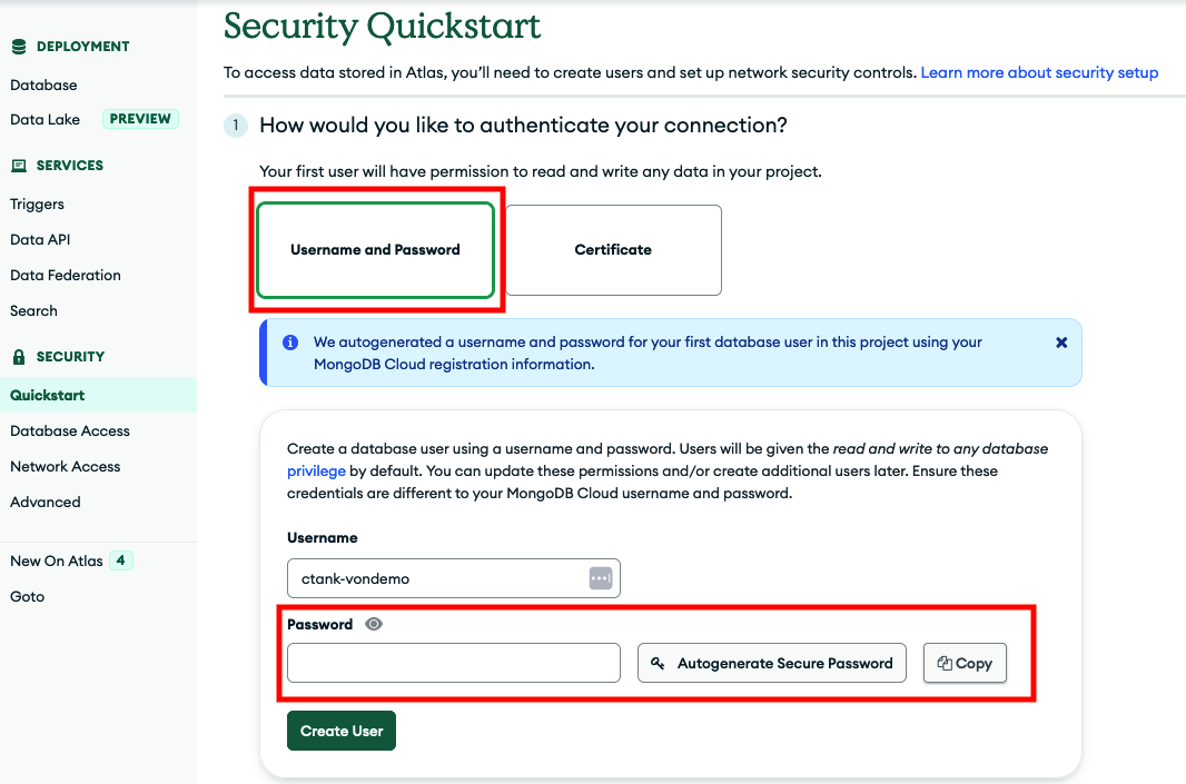 MongoDB Cluster Authentication