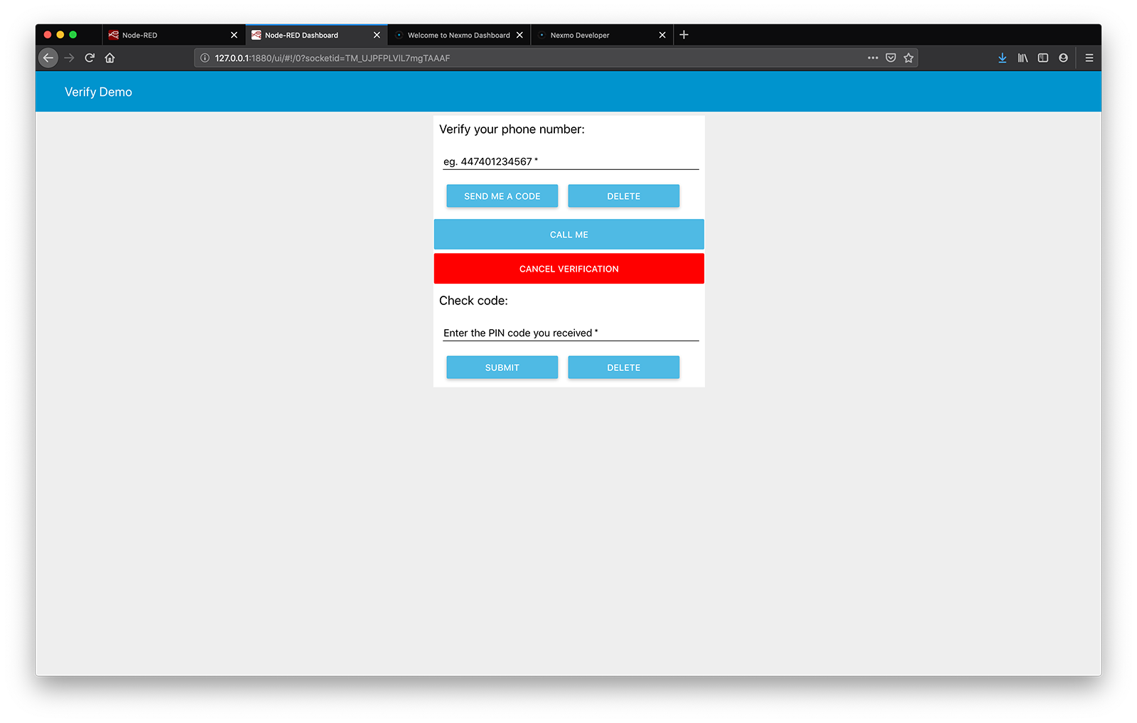 verify UI