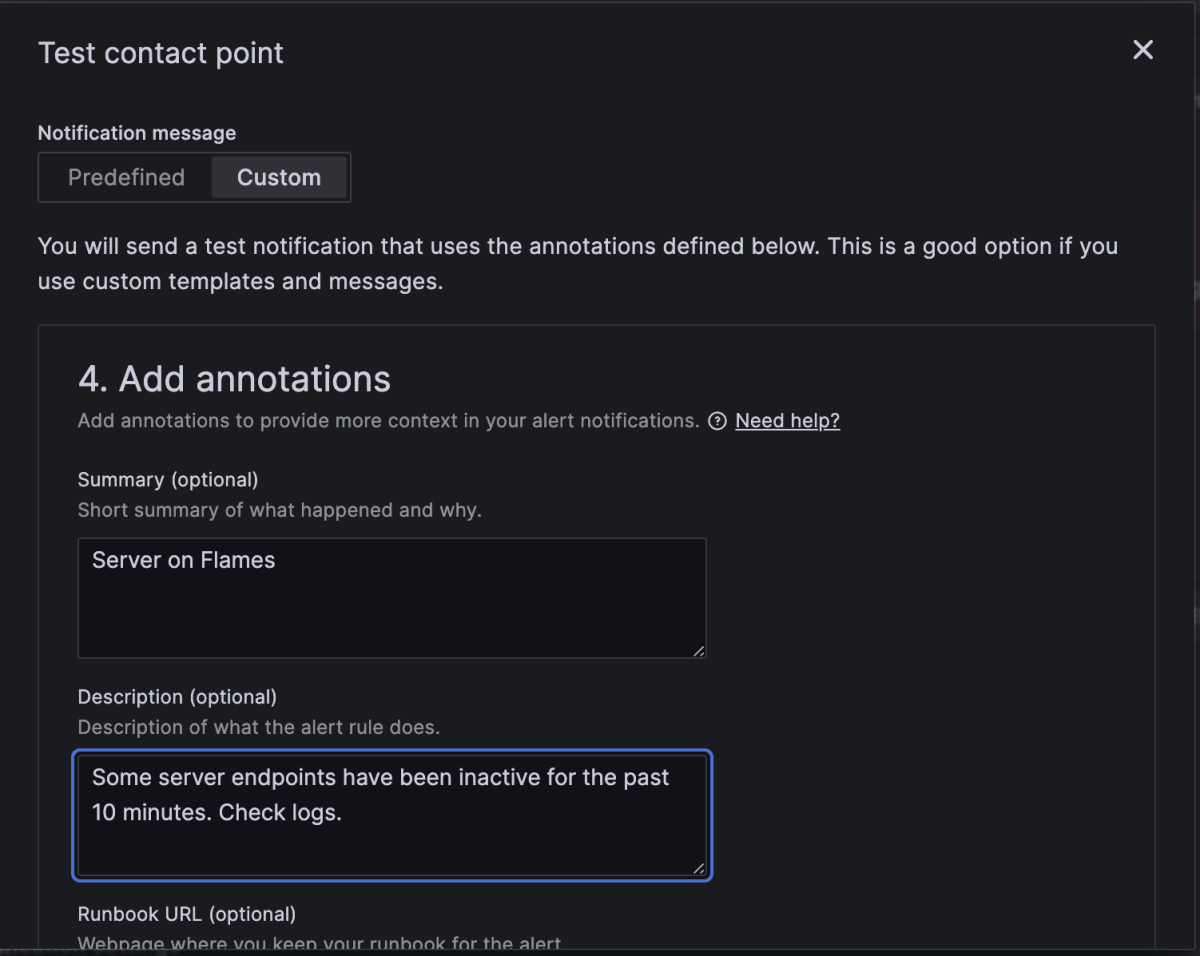 Test Contact Point
