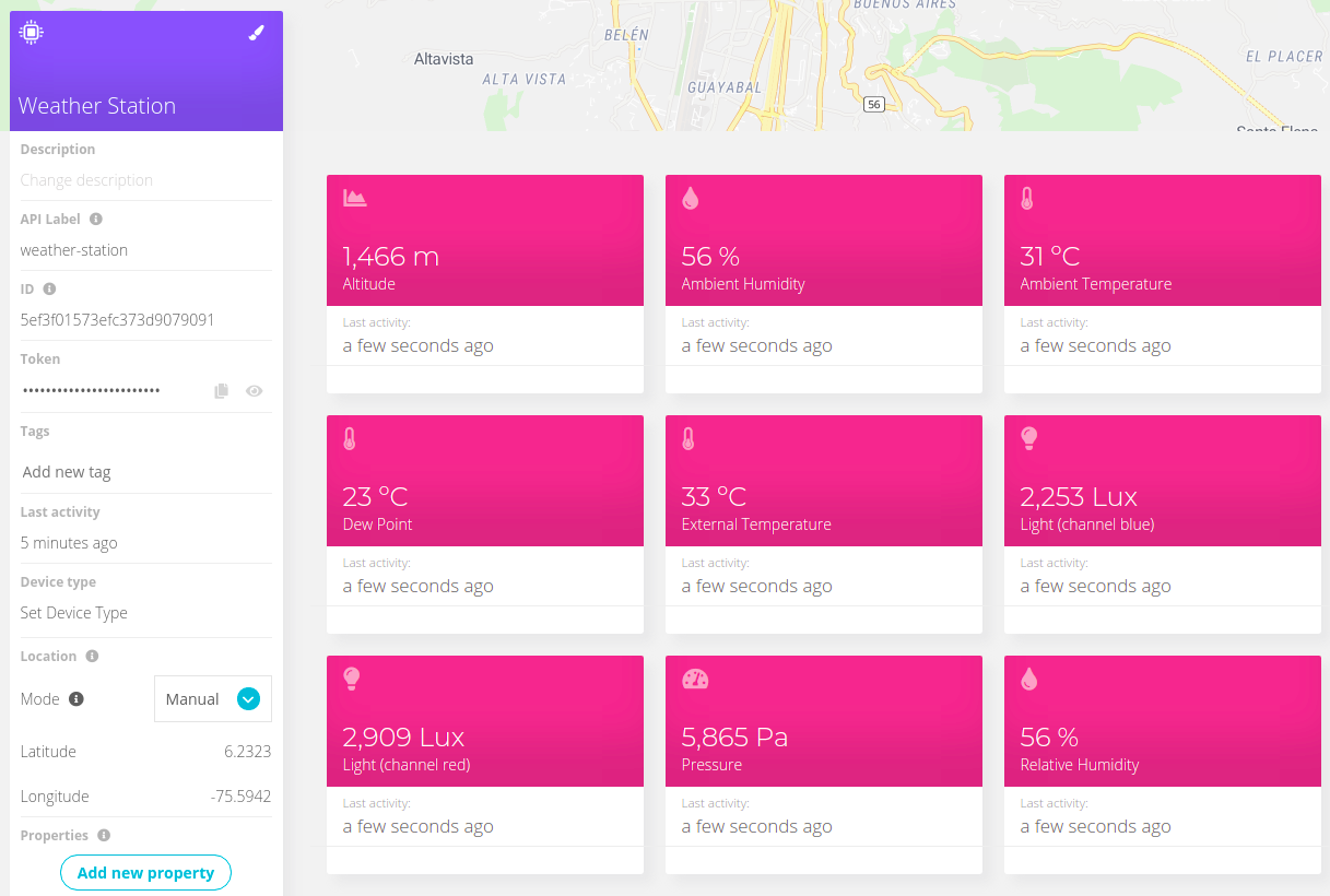 Ubidots Custom Device