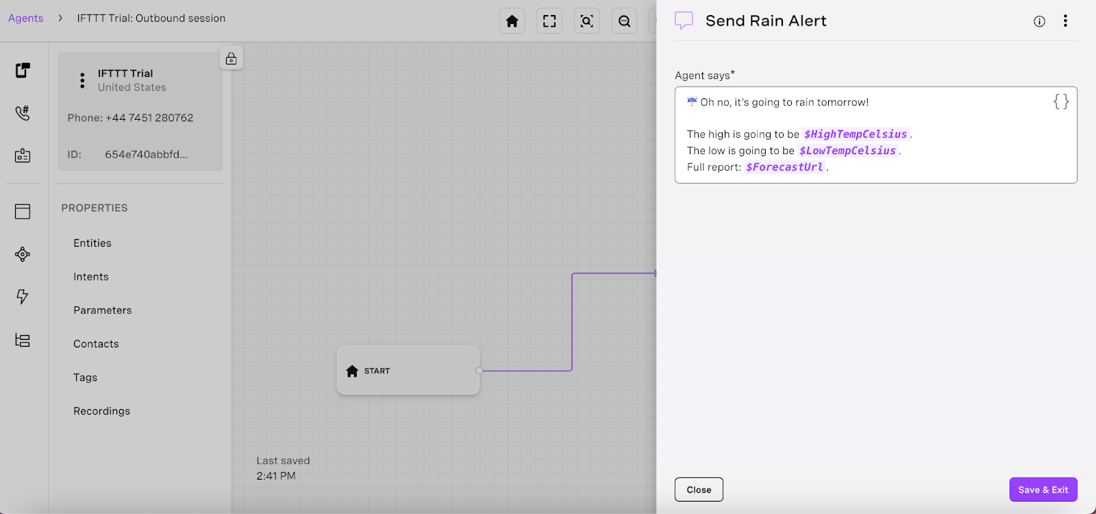 AI Studio Send Message