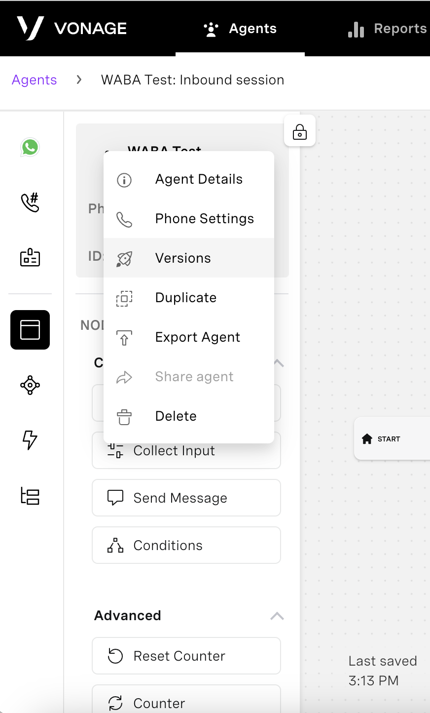 The Versions Dropdown in AI Studio Dashboard