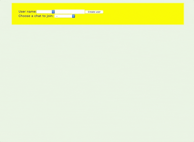 demo of app