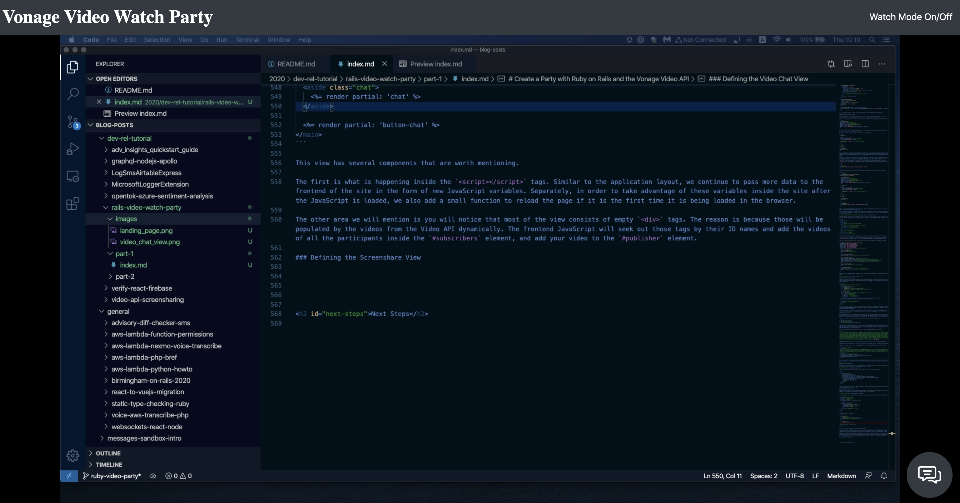 Screenshare View