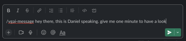 Live Representative Communicating
