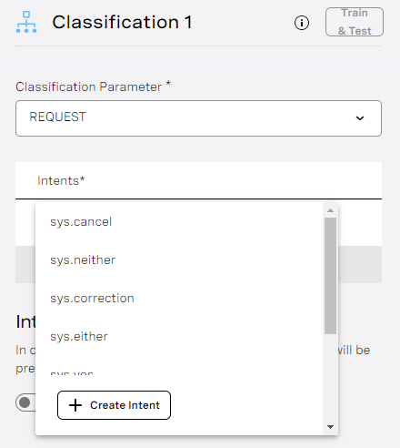 Creating an Intent