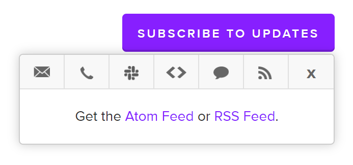 Subscribe To Updates