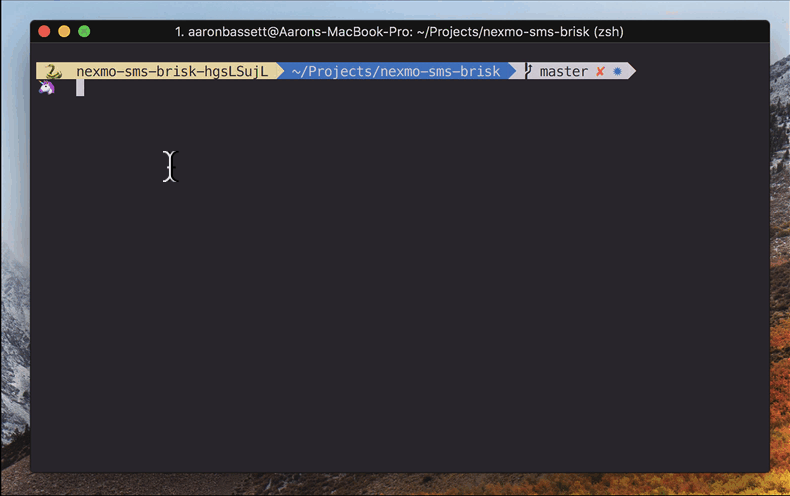 Creating a new contact via the CLI