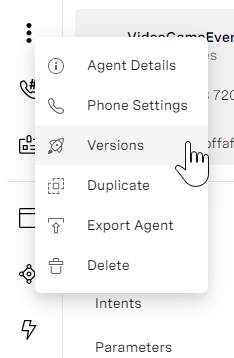 Versions Option