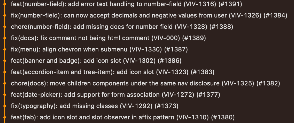 Conventional Commit Example