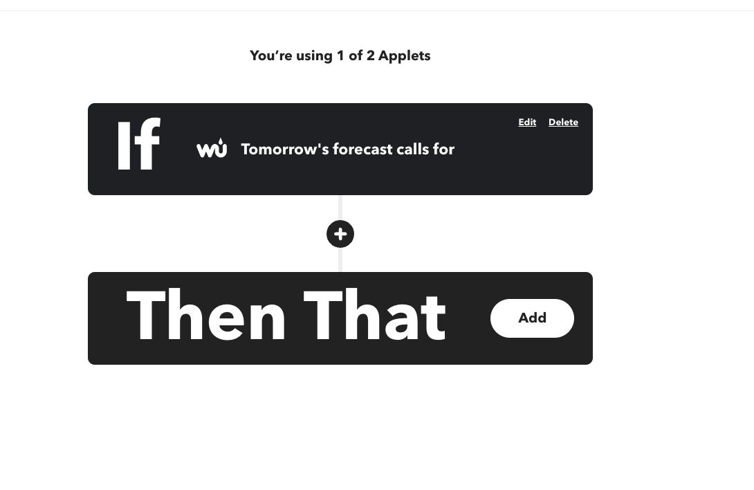 Applet If This Than That Page