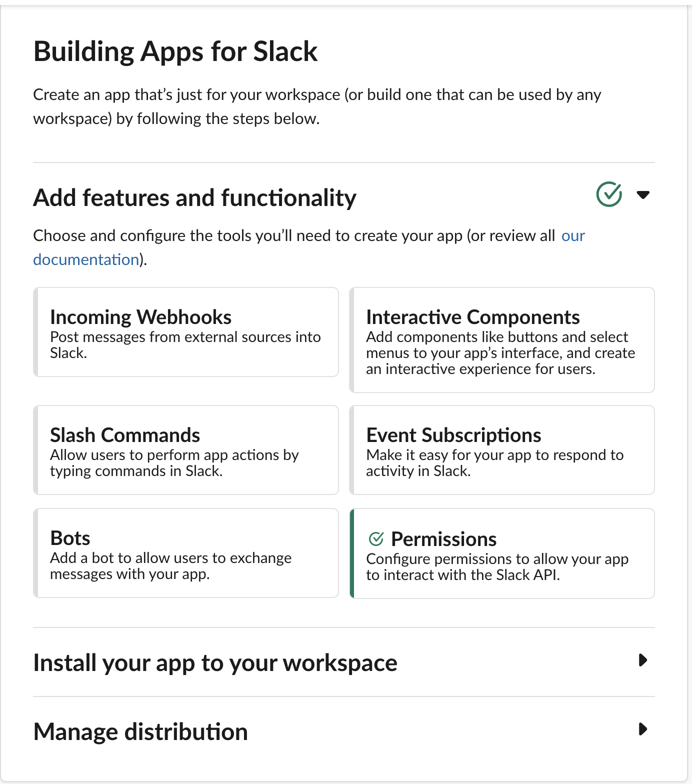 Build an App for Slack
