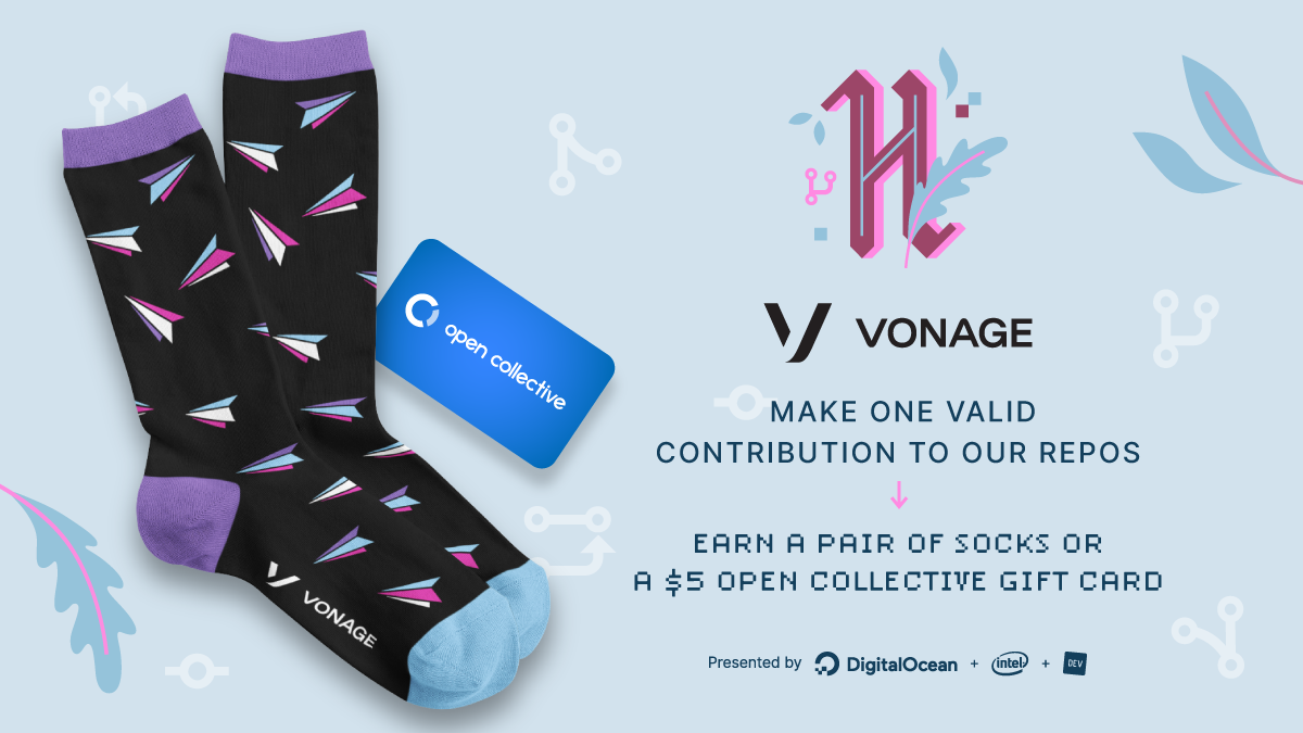 vonage hacktoberfest prize 2020