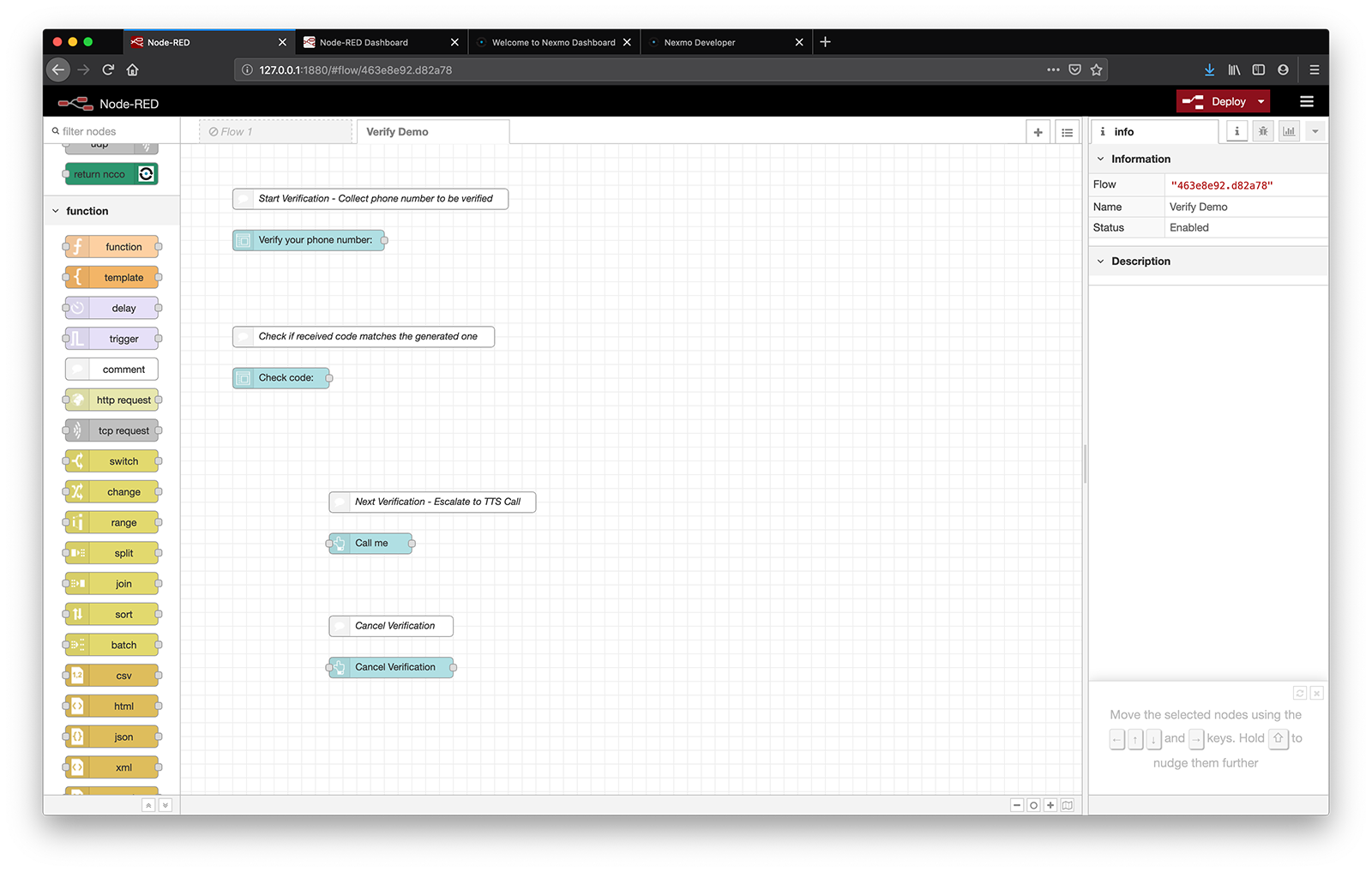 verify UI template