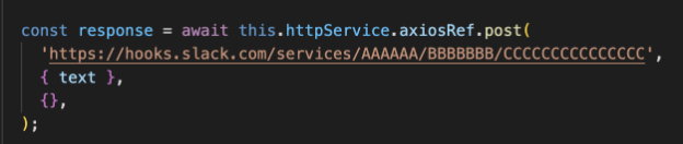 Route the WebHook to a Channel