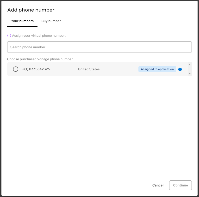 Add phone number app