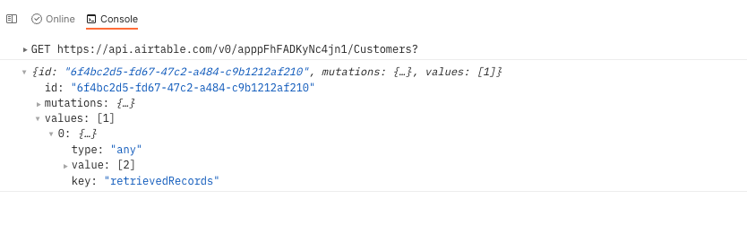 Postman Console Inspector