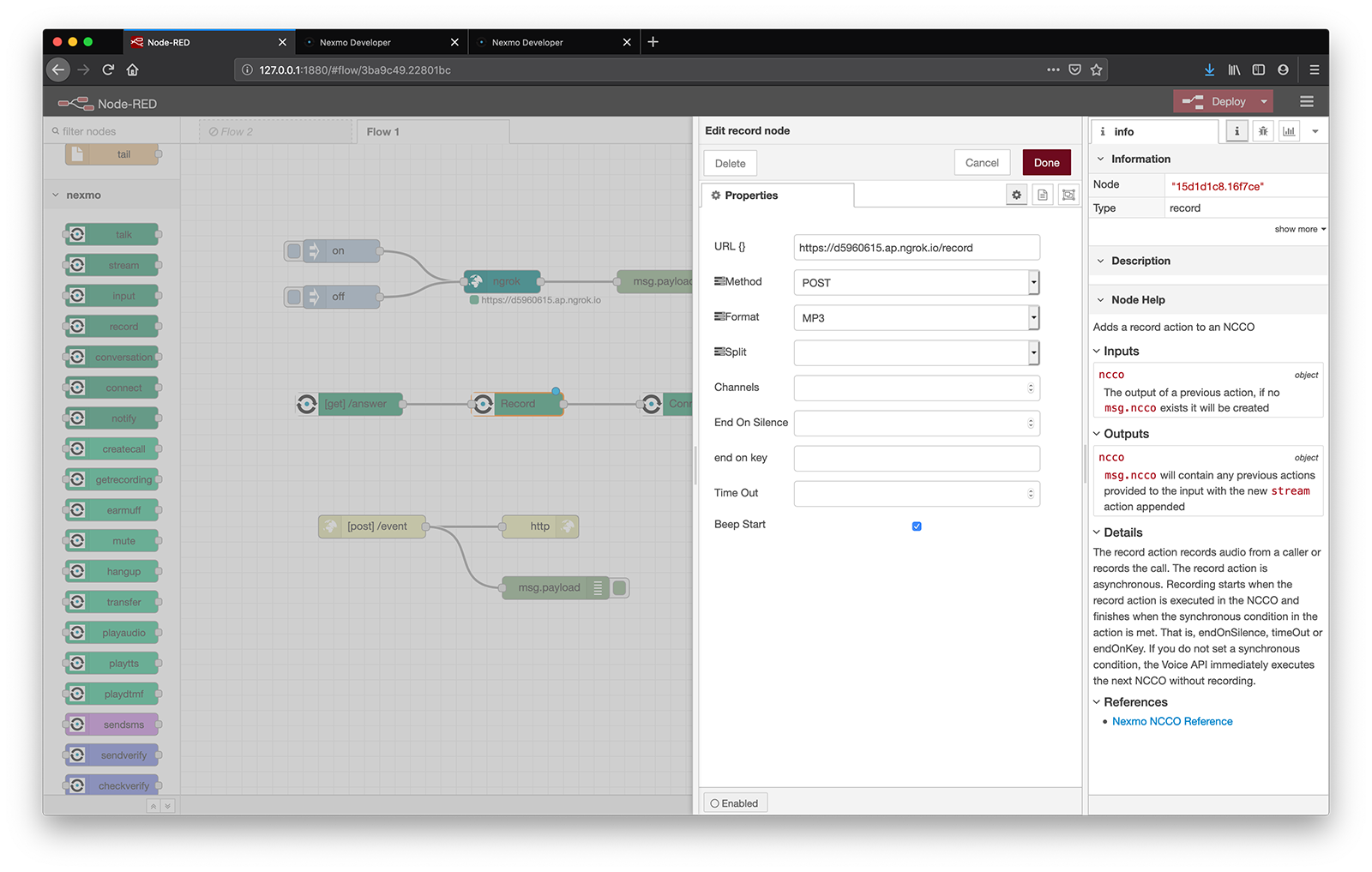 forwrad record node