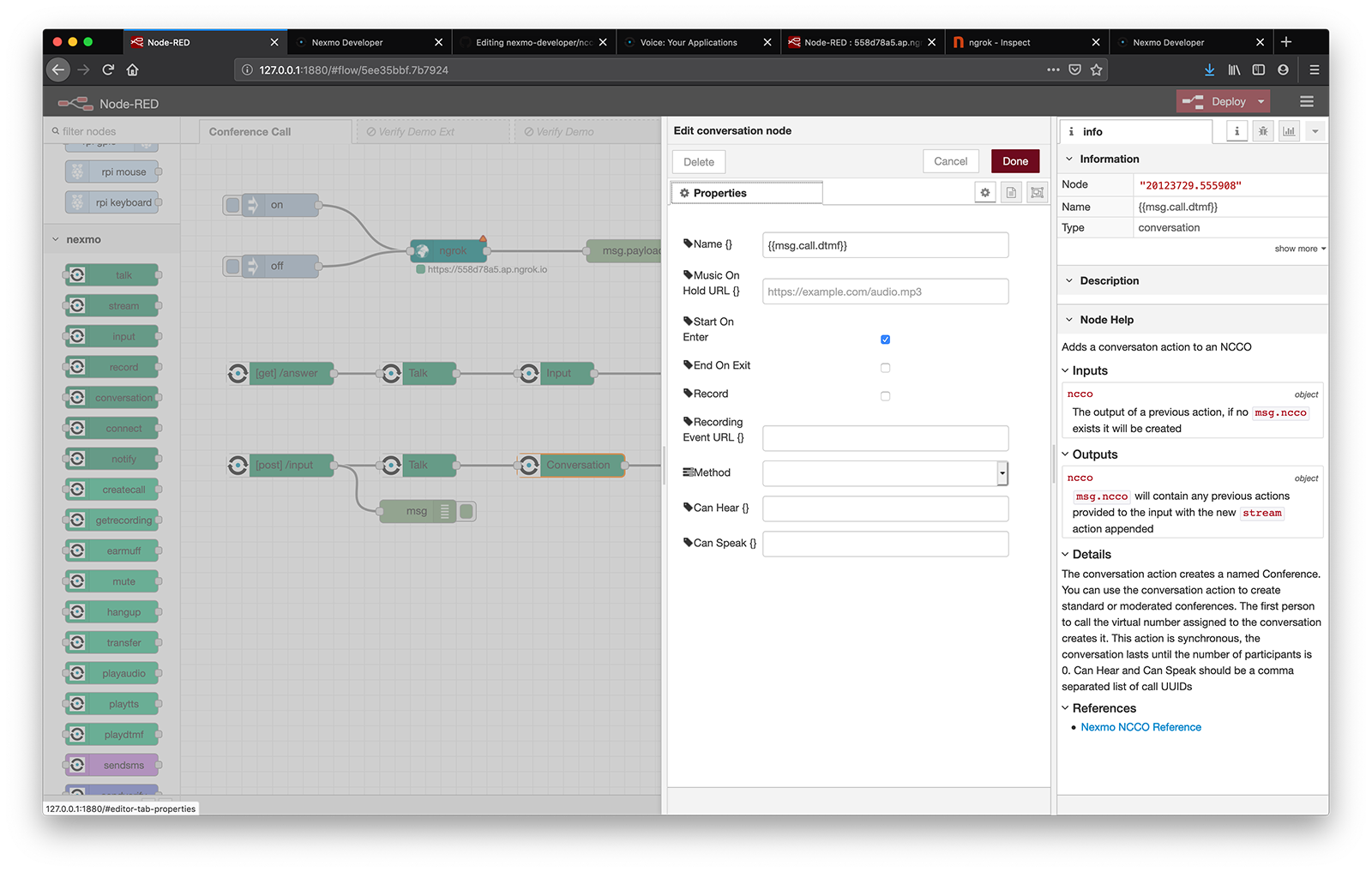 conference conversation node