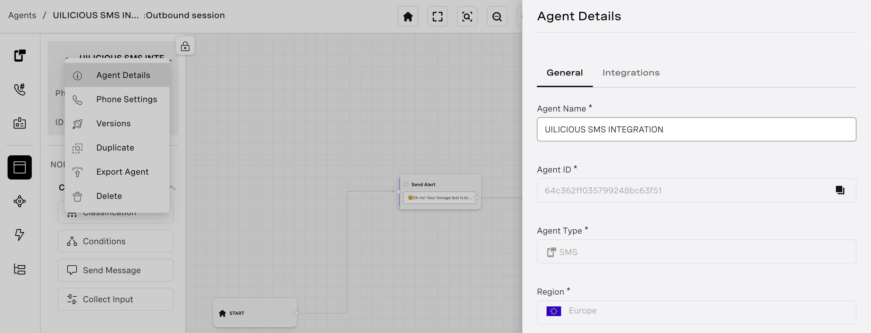 AI Studio Agent Details