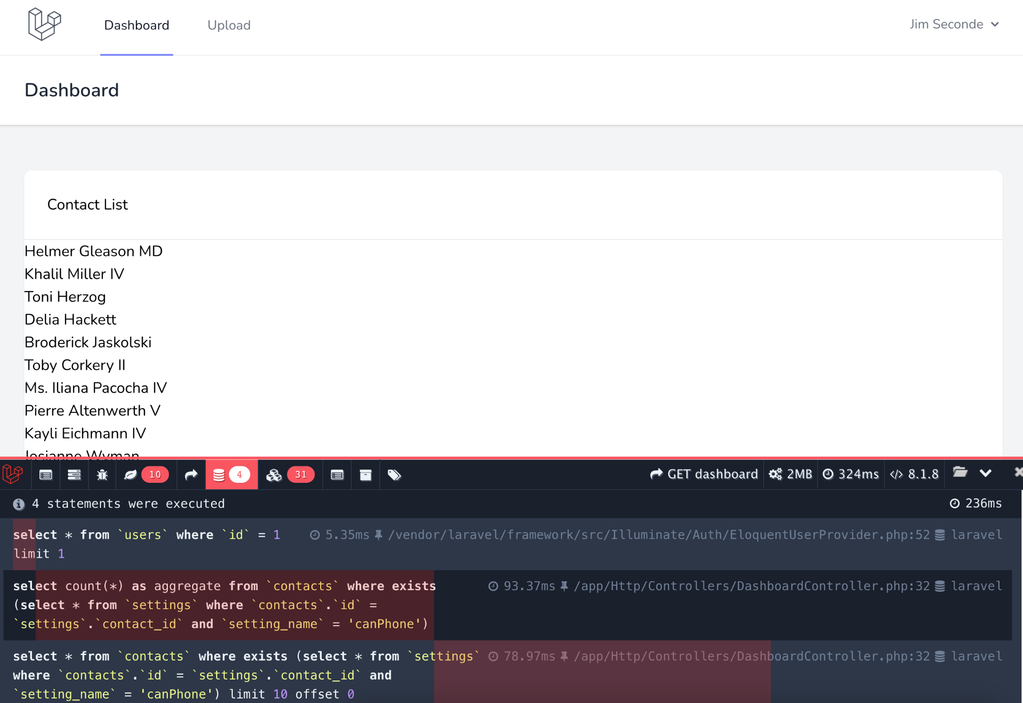 A much quicker Dashboard!