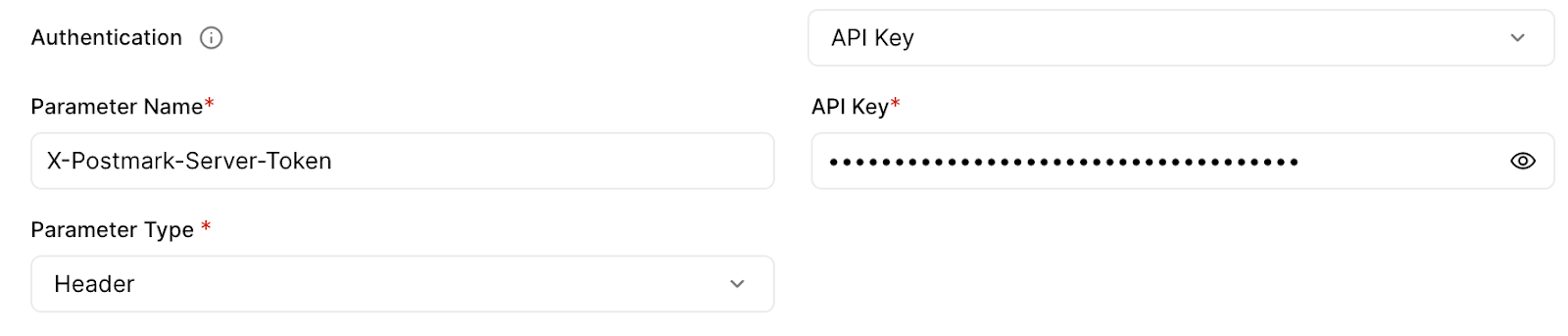 Authentication in Hookdeck for Postmark Request