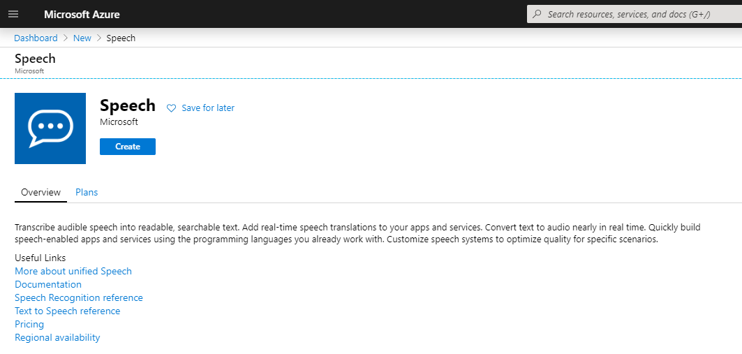 Speech Resource page