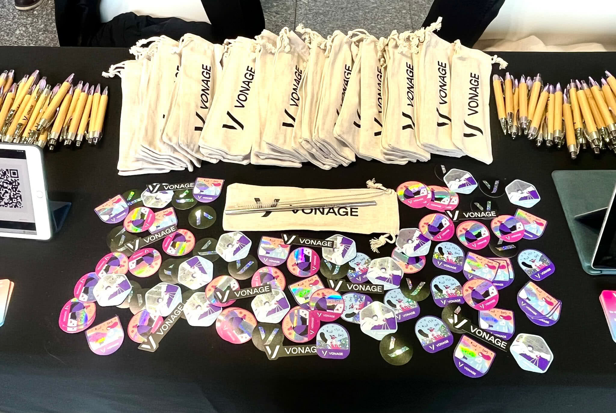 Vonage swag at apidays Paris