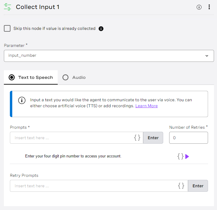 Collect Input Node