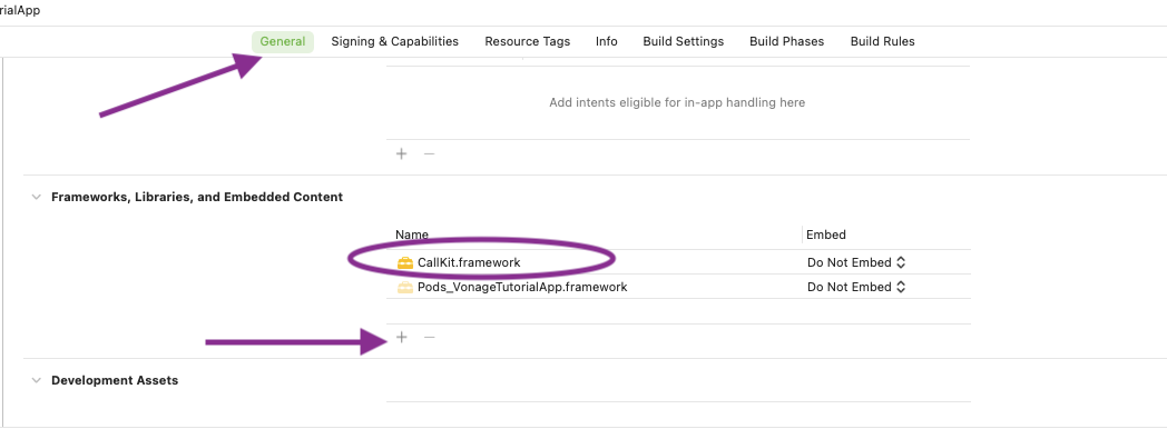 add callkit framework