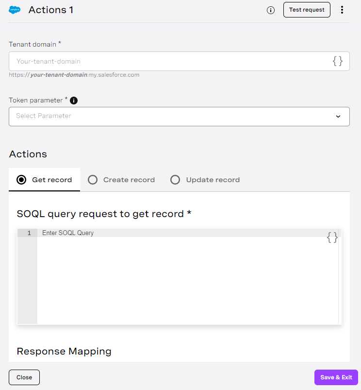Salesforce Actions