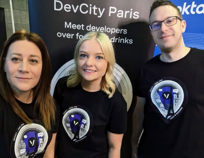 Vonage DevRel Team at DevCity Paris