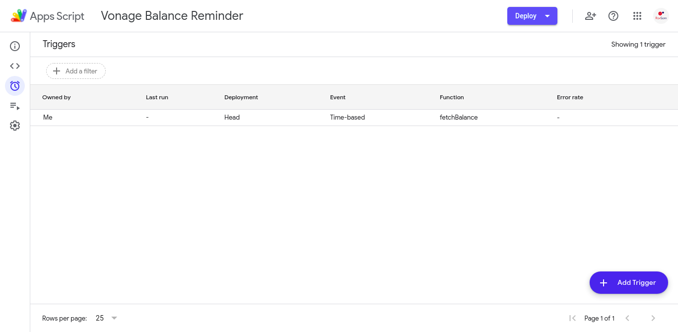 Google Apps Script Sidebar