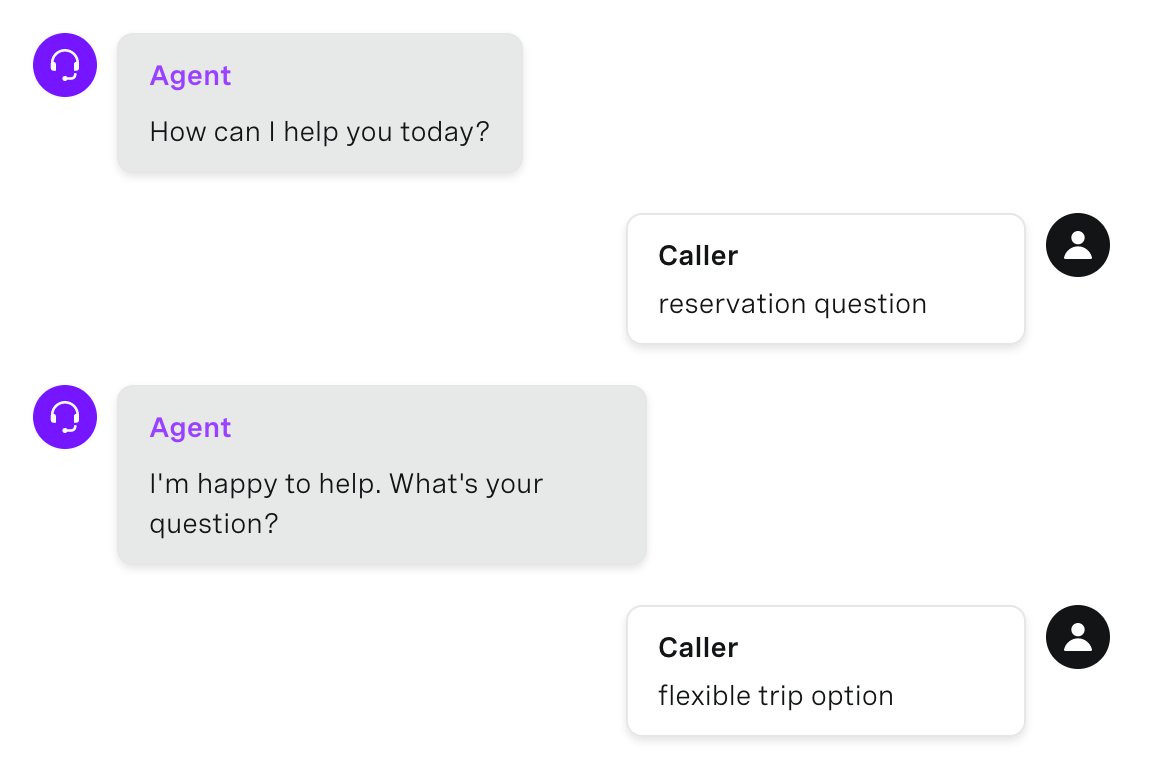 Question Deflection Example