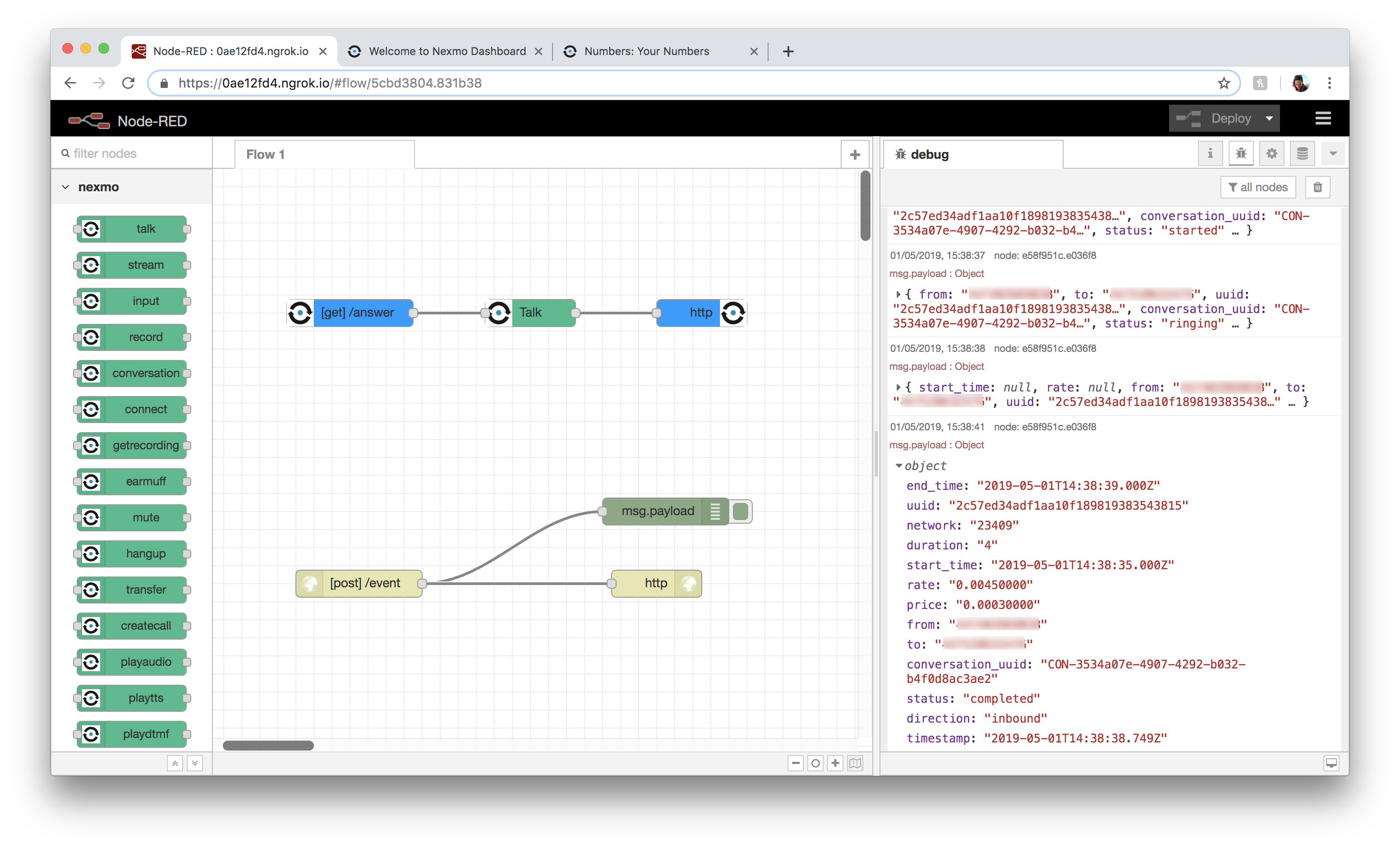 inbound call debug