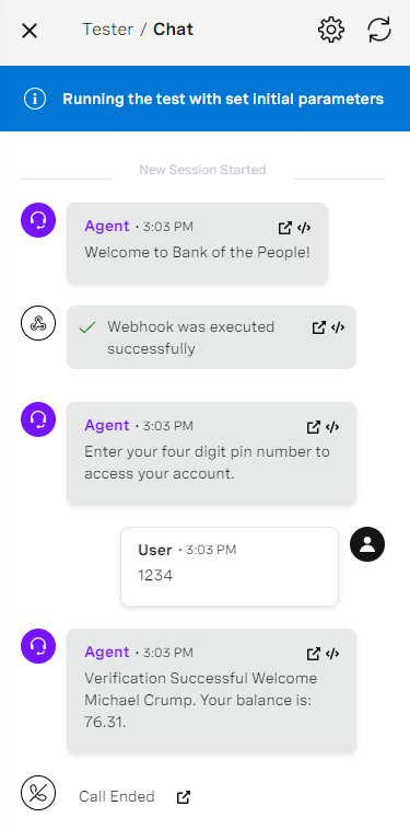 Tester Chat Completed