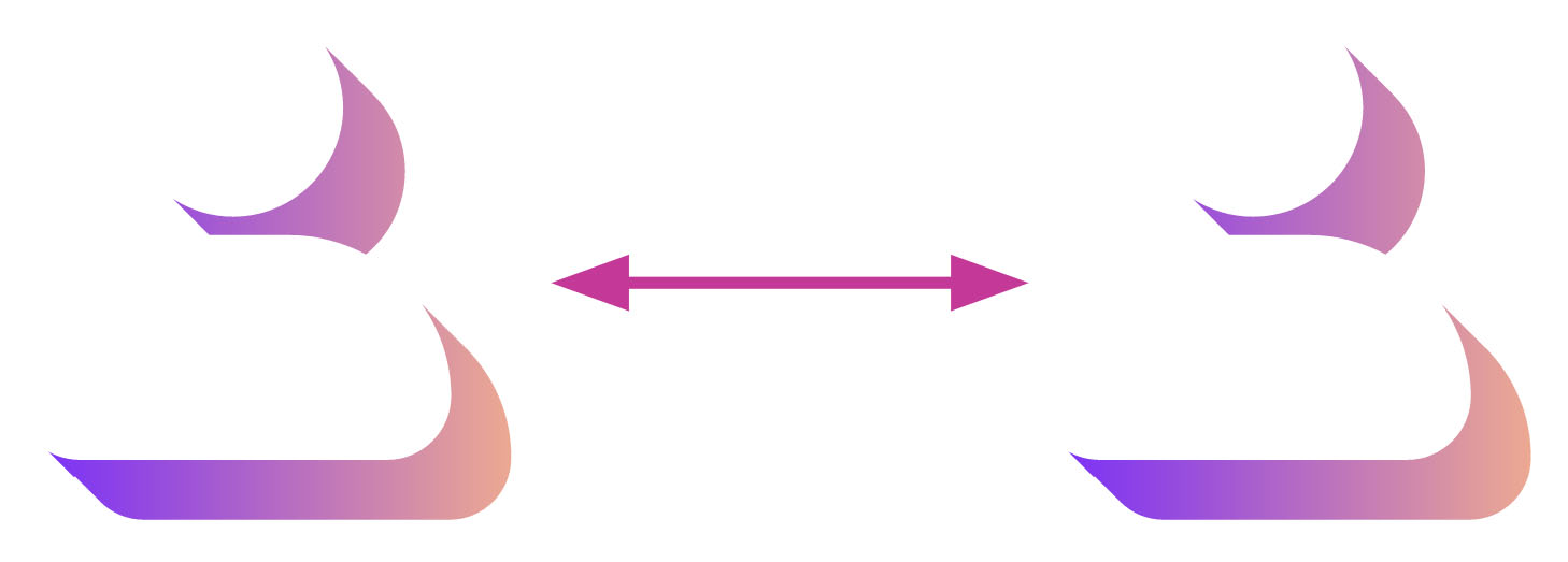 A diagram of two people icons with a two-sided arrow between them to represent a session with the media mode set to relayed.