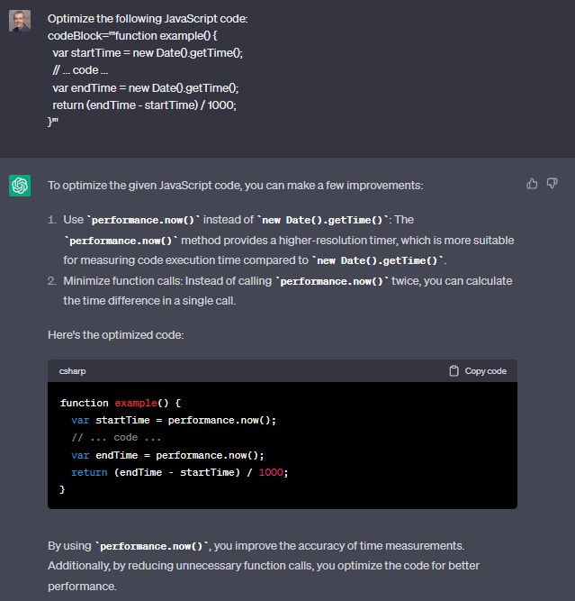 Optimize Code Snippets