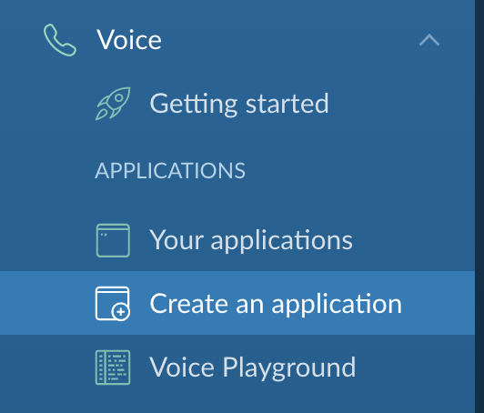 Create voice app