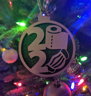 Our annual Christmas ornament