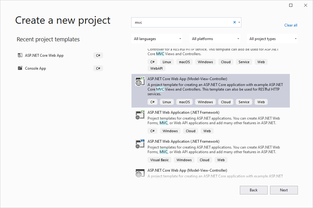 Create a new project