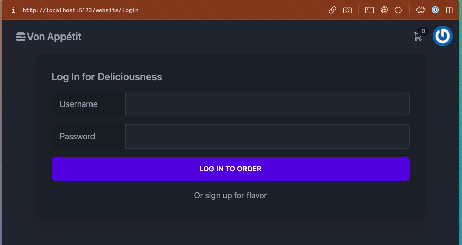 Login Page