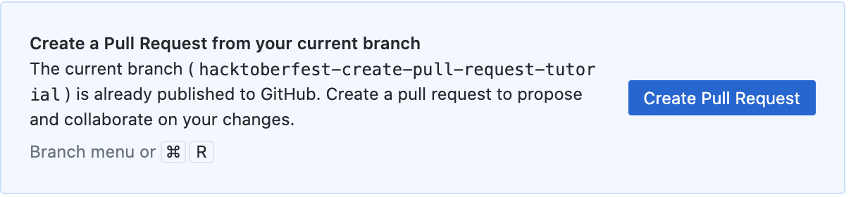 Creating a Pull Request with Github Desktop