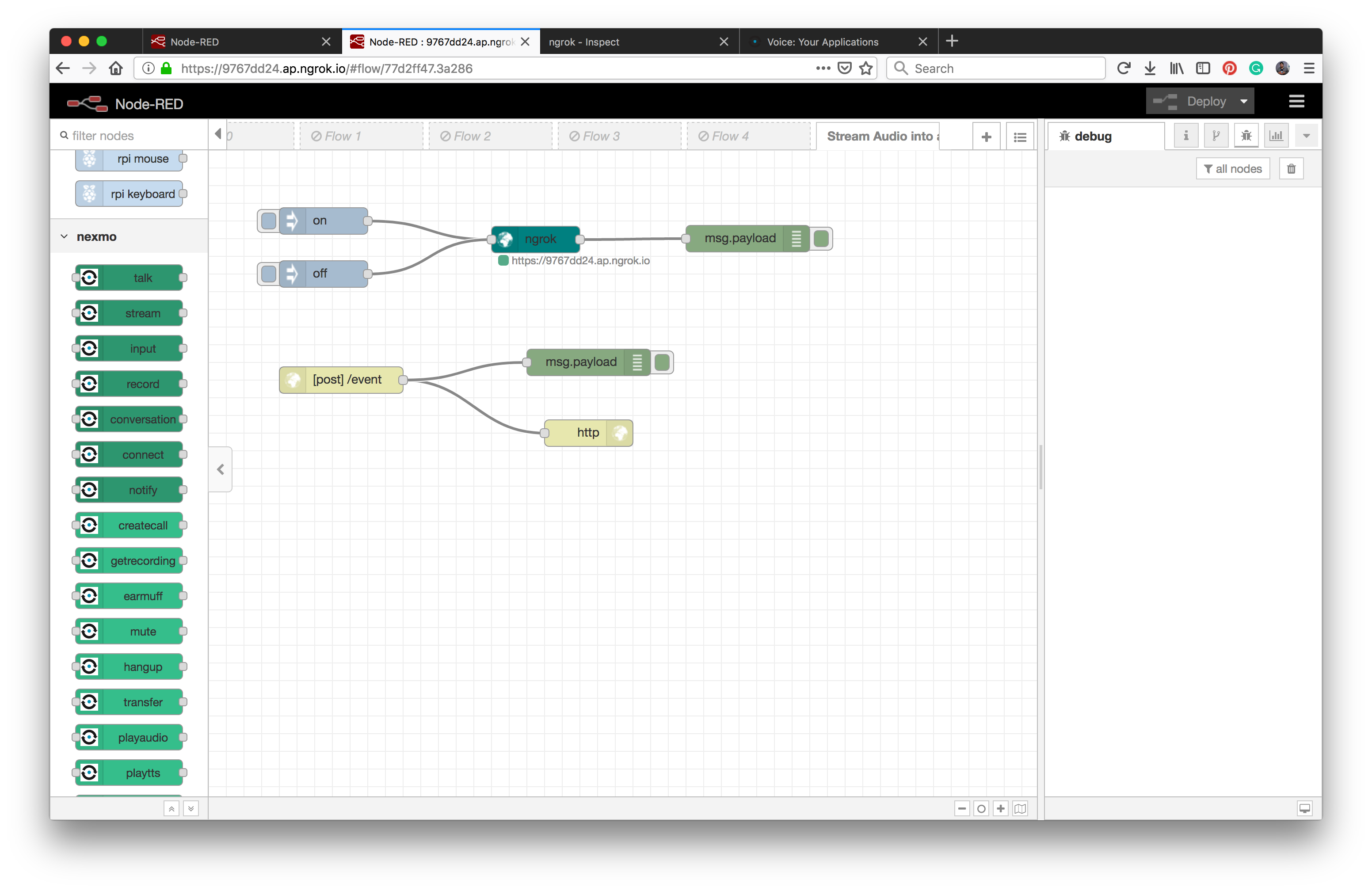event webhook