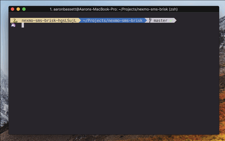 Creating a new template via the CLI