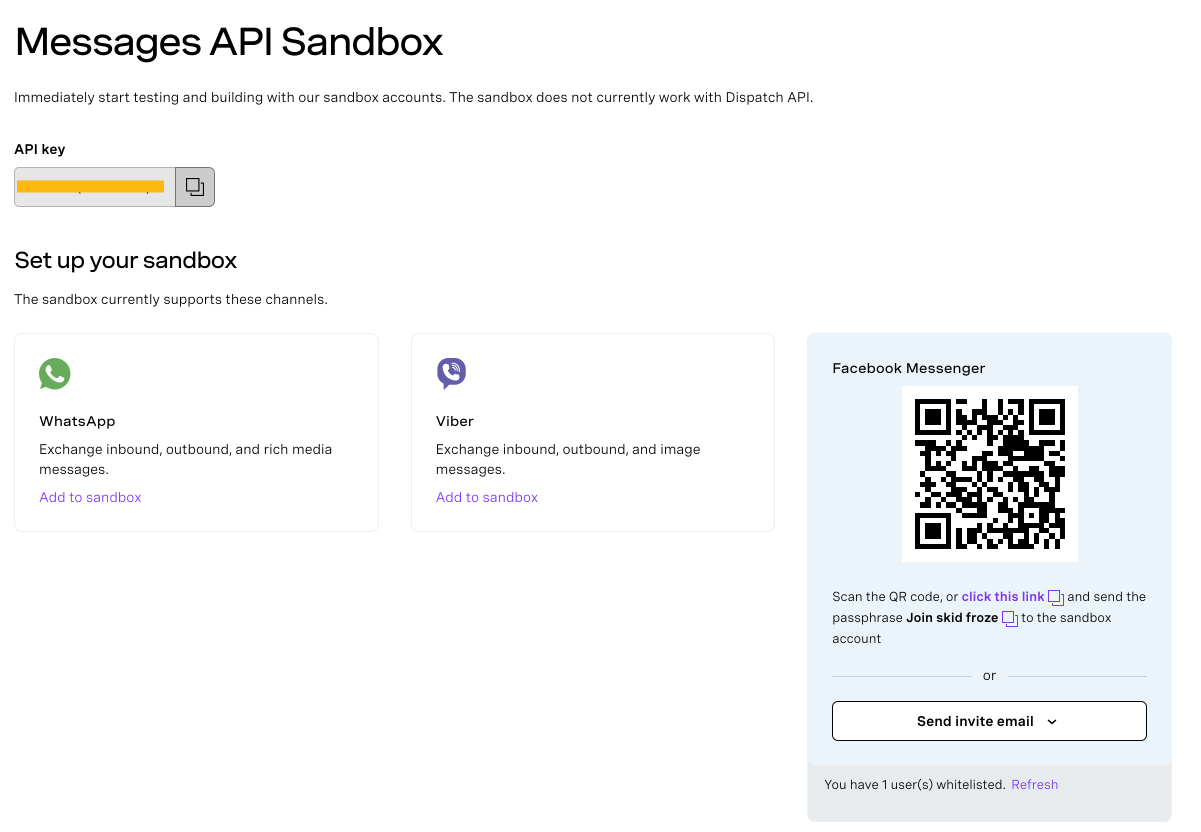 Set up your sandbox