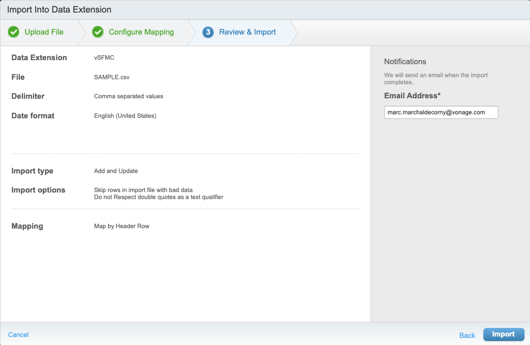 Configure Mapping